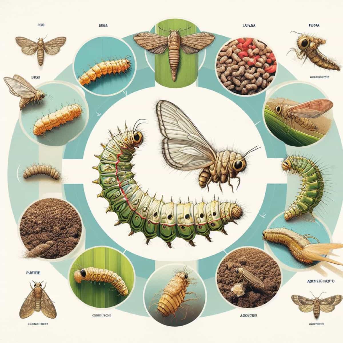 Armyworms Illustration