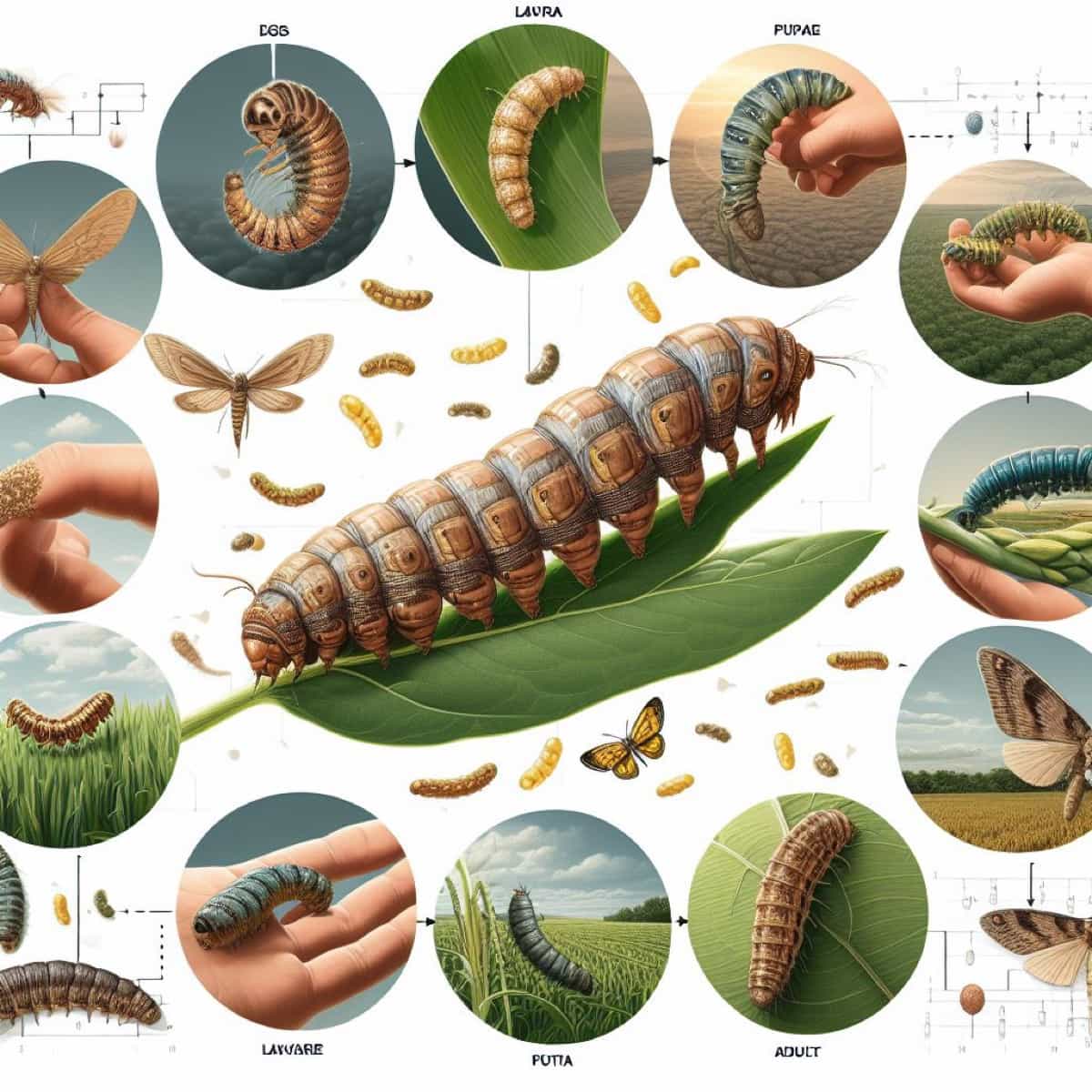 Armyworms Illustration 