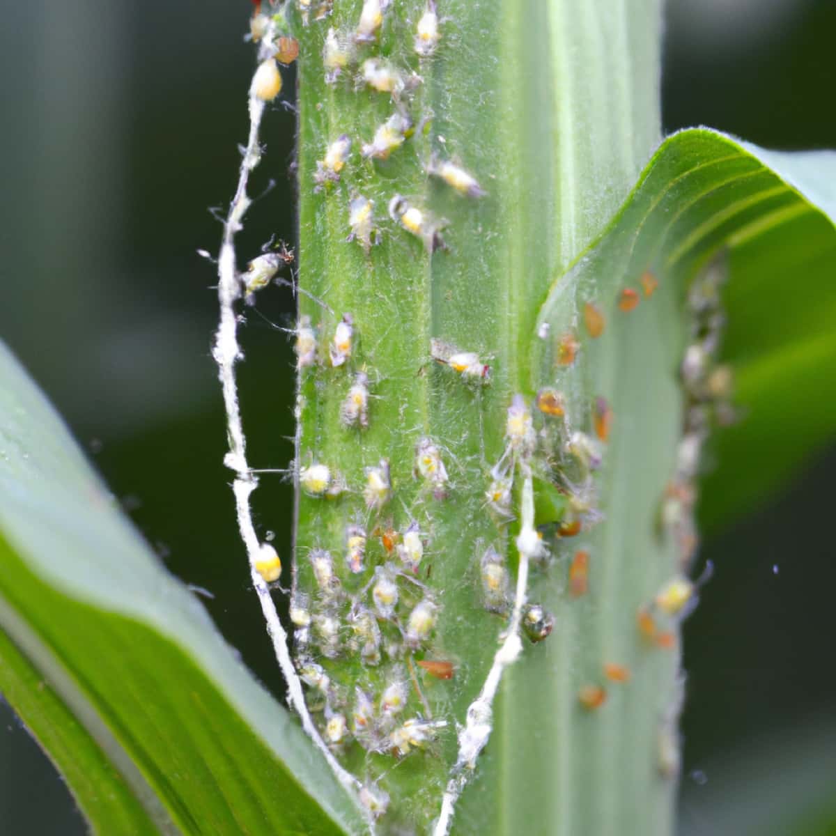 Aphids on Maize