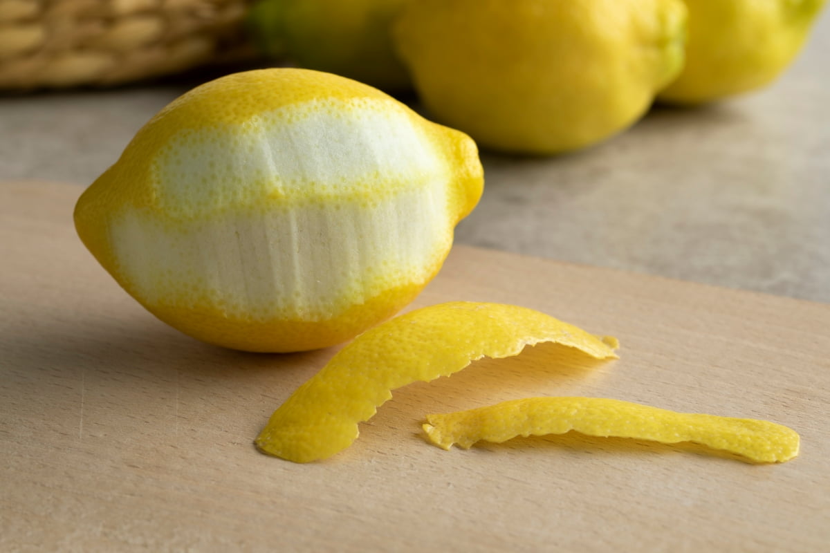 Fresh Lemon and Peel